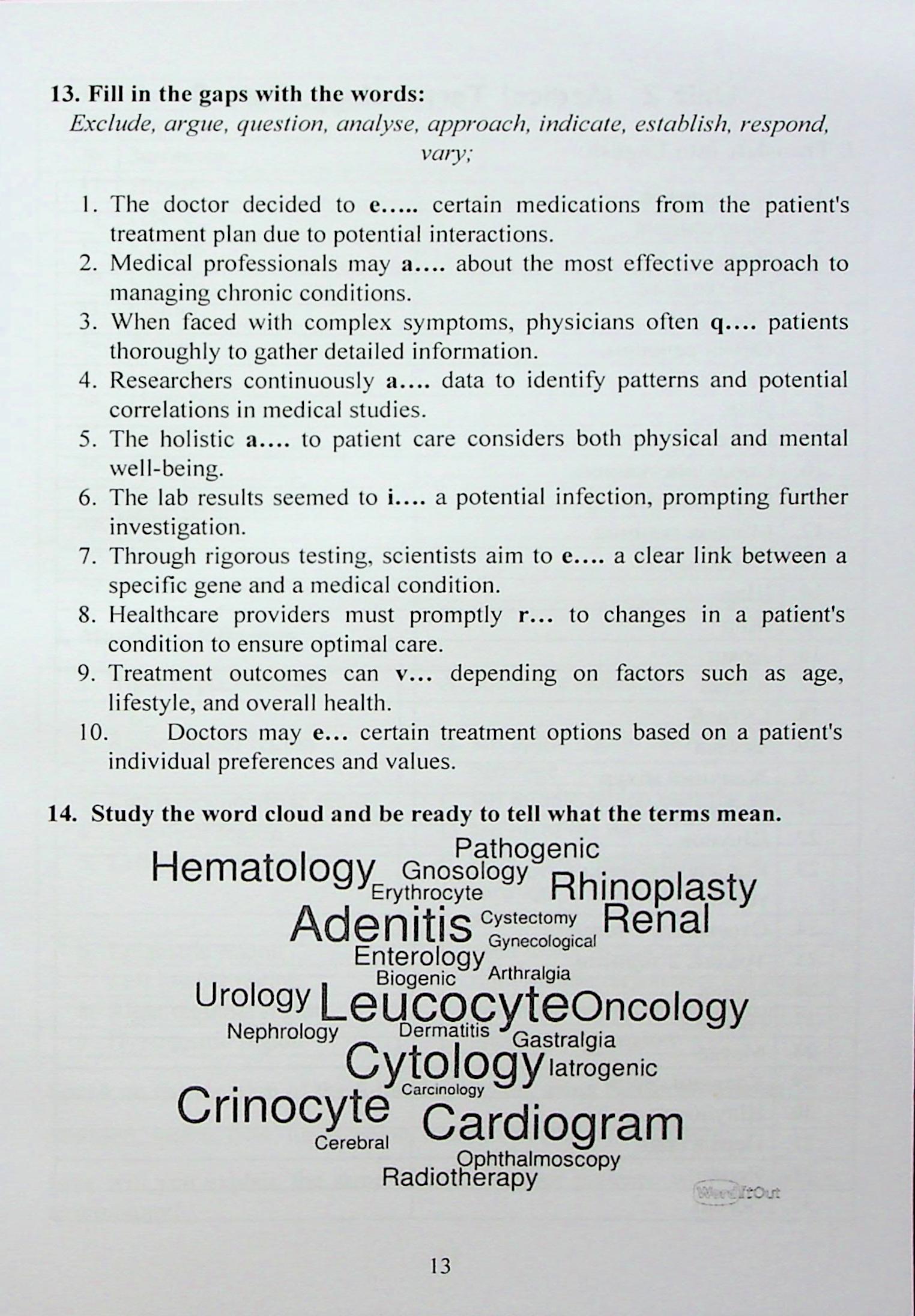 Academic English for PhD Students (Medicine, Dentistry, Pharmacy, Pediatrics, Public Health, Medical Psychology, Medical Education) — фото 13