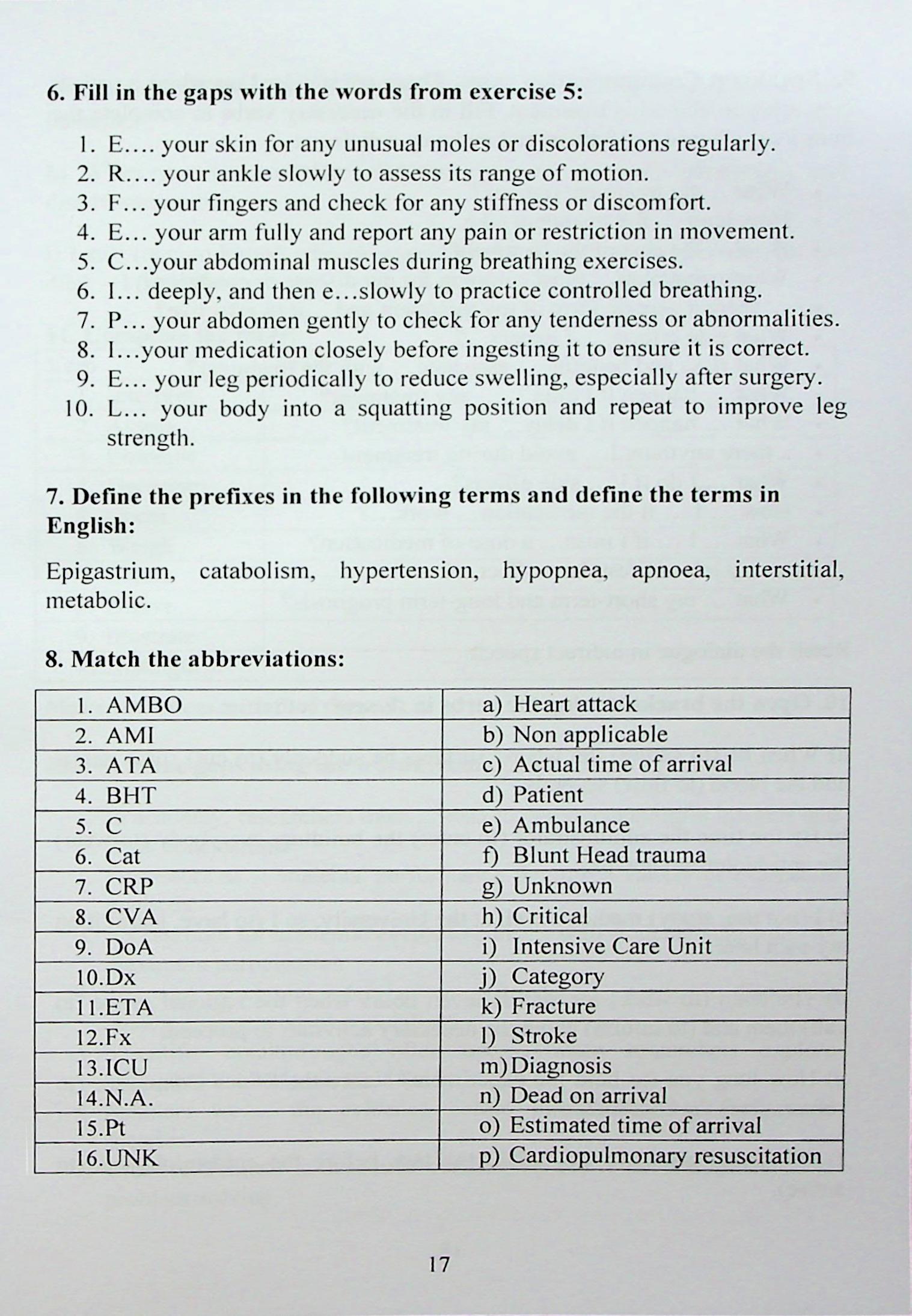 Academic English for PhD Students (Medicine, Dentistry, Pharmacy, Pediatrics, Public Health, Medical Psychology, Medical Education) — фото 17