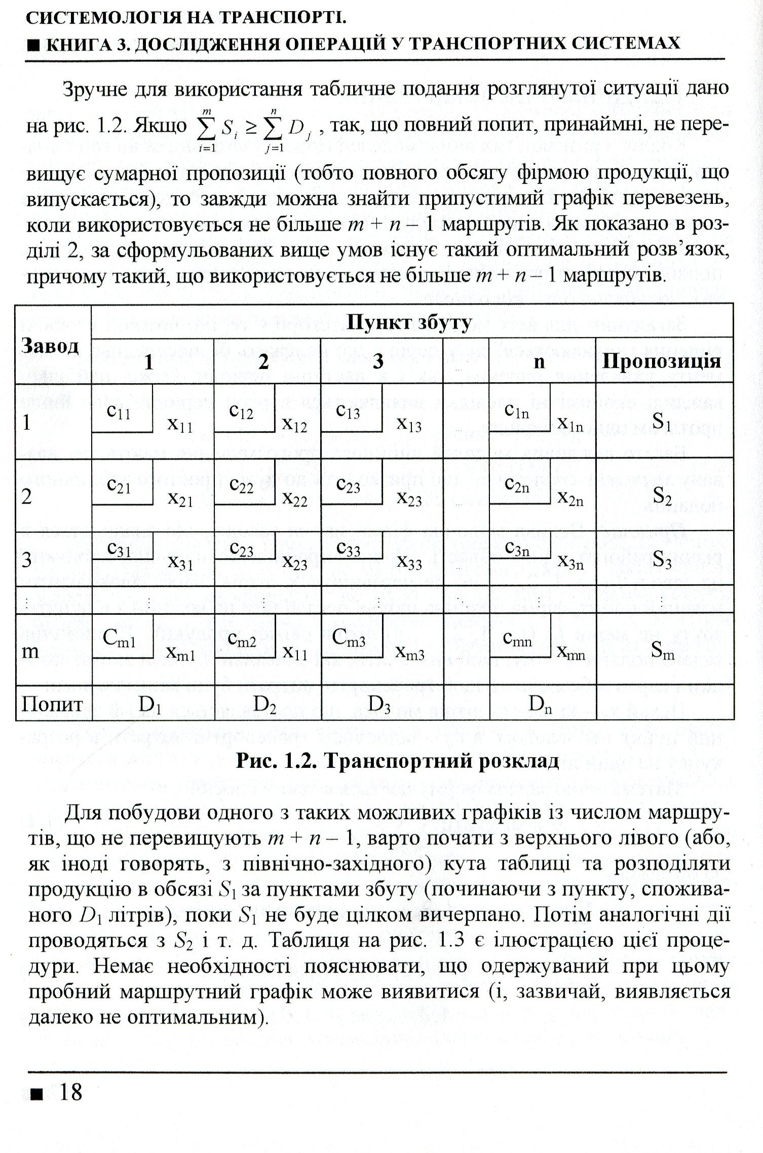 Системологія на транспорті. Книга 3. Дослідження операцій у транспортних системах — фото 13