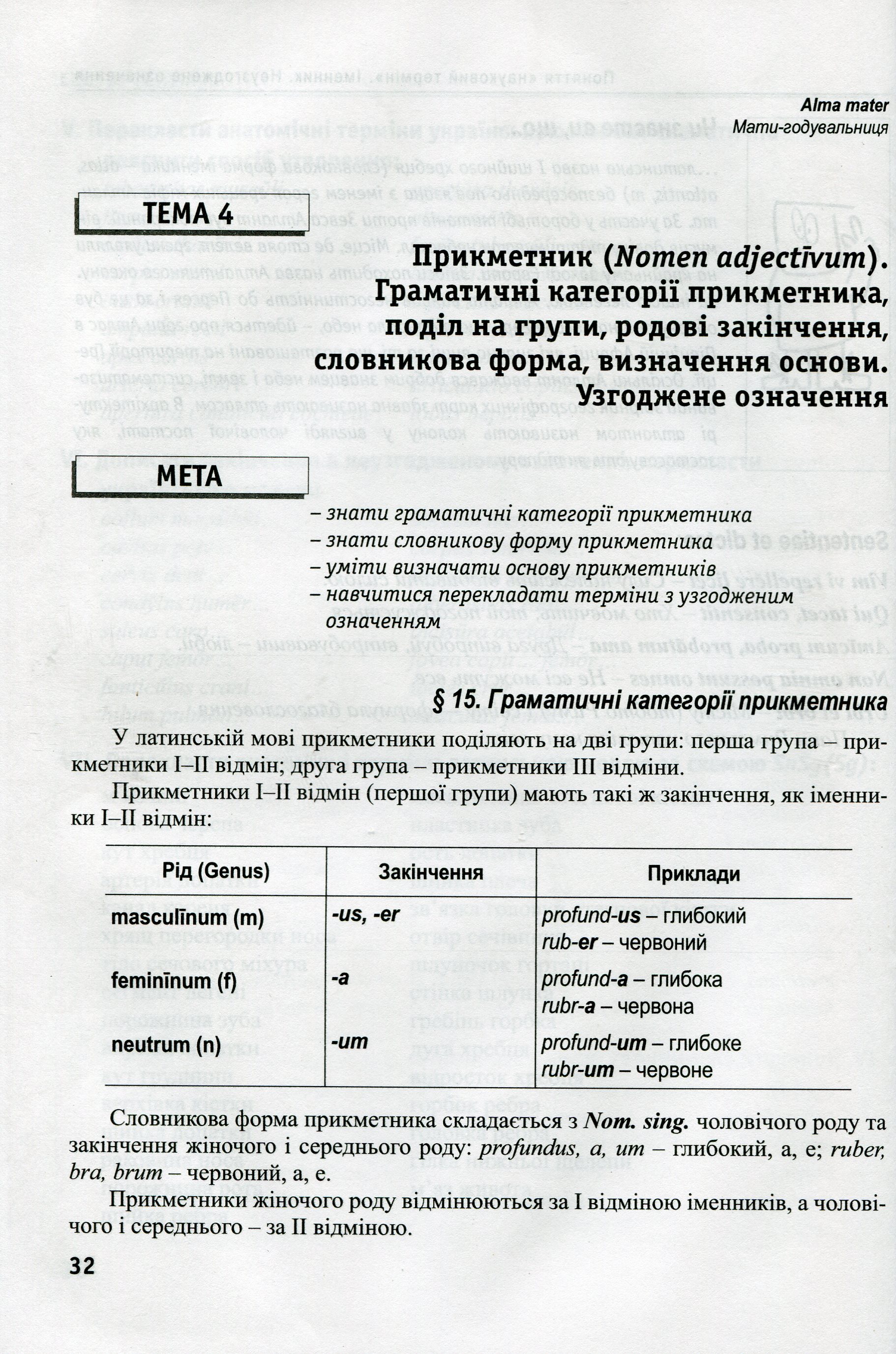 Латинська мова та основи медичної термінології — фото 3
