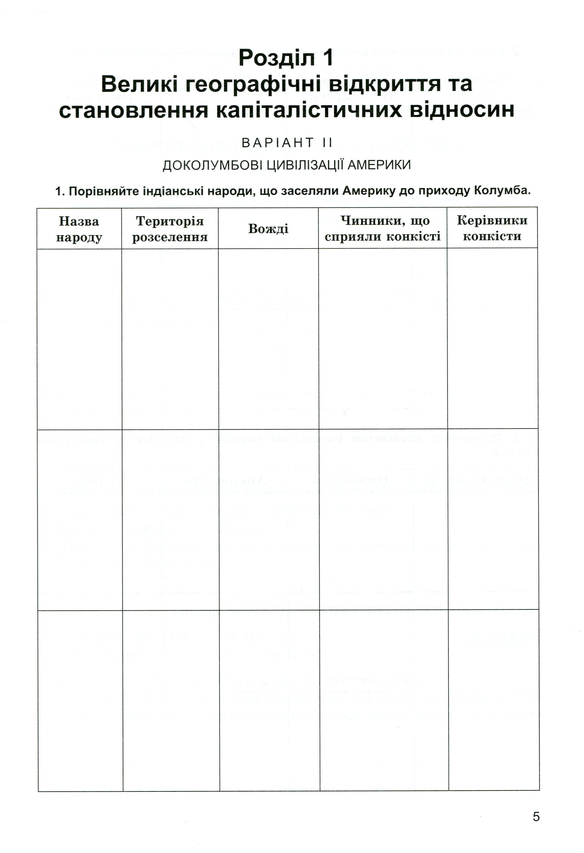 Всесвітня історія. Зошит для контрольних і практичних робіт. 8 клас — фото 9