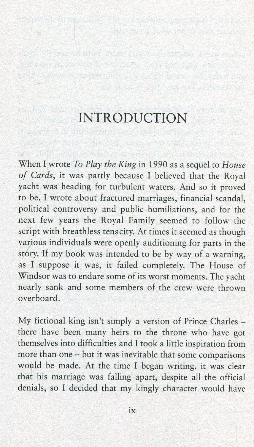 To Play the King. House of Cards Trilogy. Book 2 — фото 3