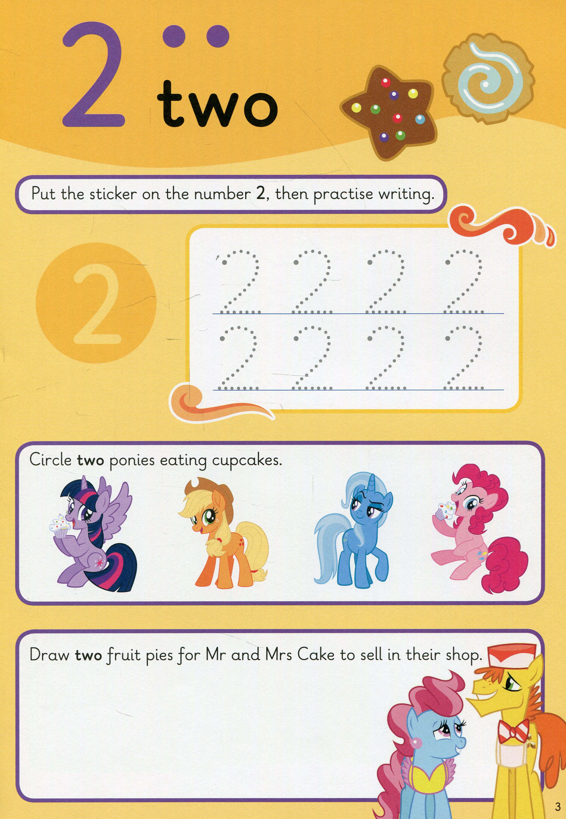 [object Object] «My Little Pony. First Numbers Activity Book with Stickers» - фото №3 - миниатюра