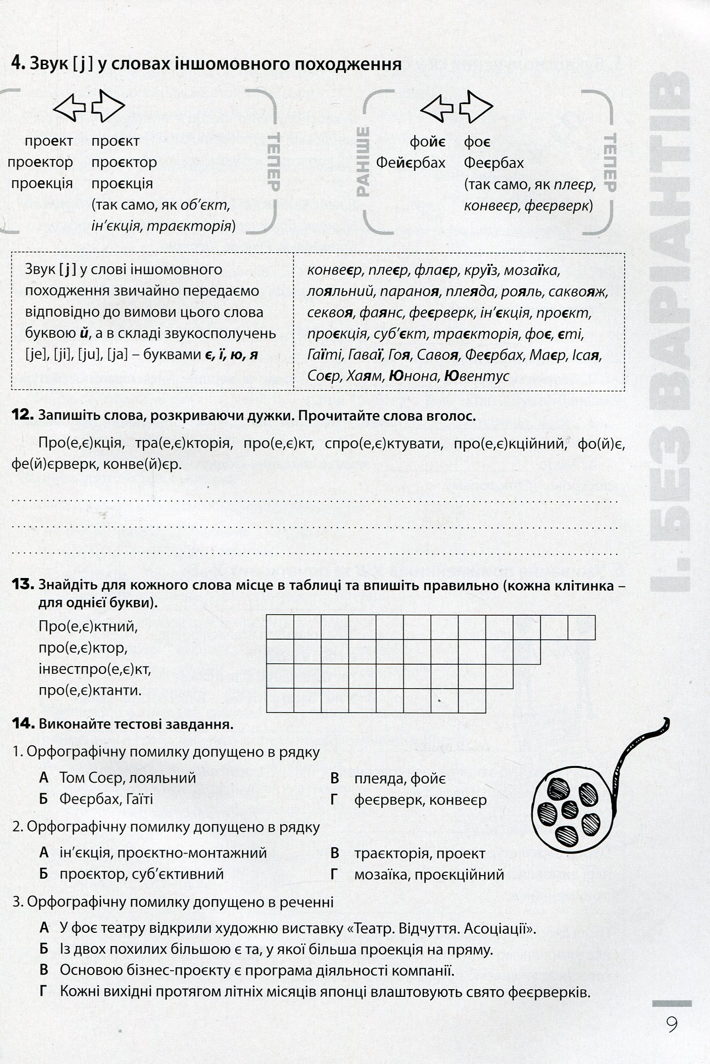 Новації правопису. Зошит-практикум з української мови. 6-11 класи — фото 8