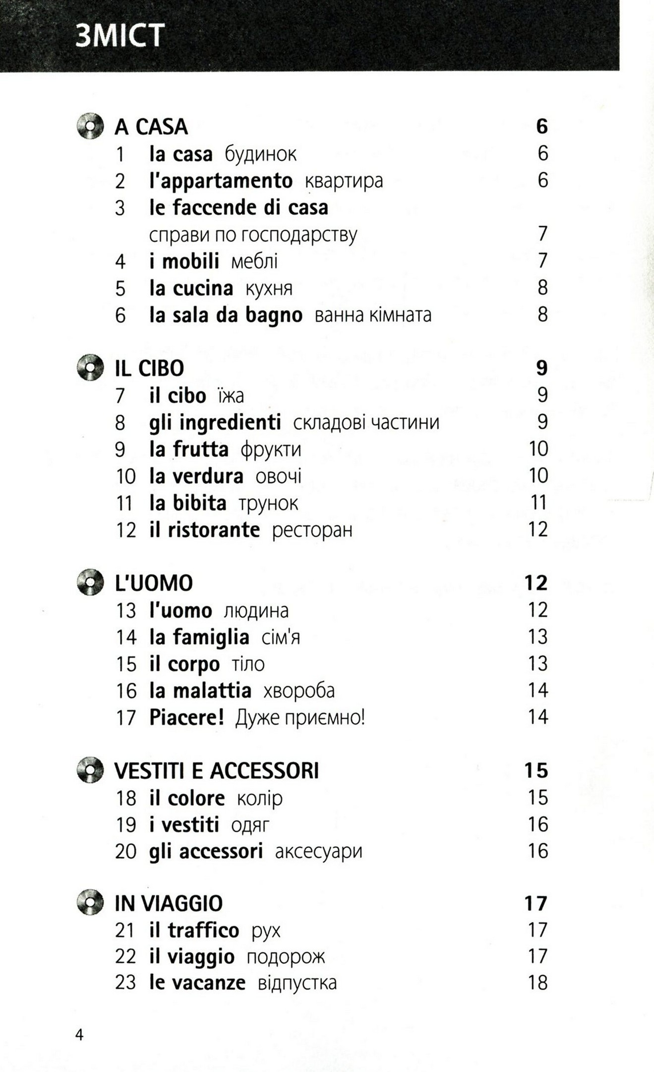 Італійська швидко та легко. Книга з аудіокурсом — фото 3