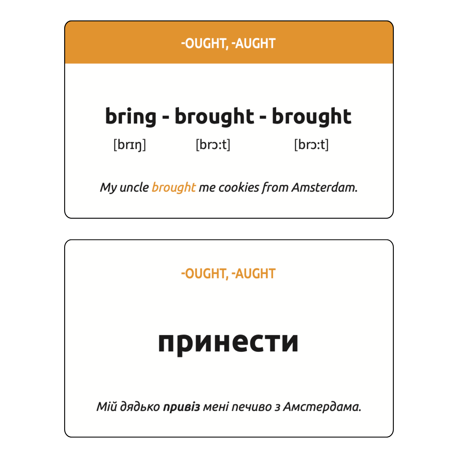Картки Irregular verbs — фото 3