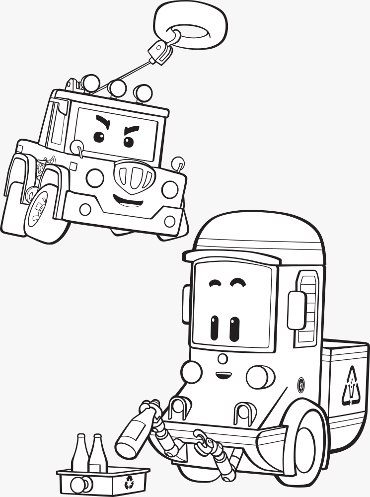 [object Object] «Robocar Poli. Розфарбуй за цифрами. Нове завдання!» - фото №2 - миниатюра