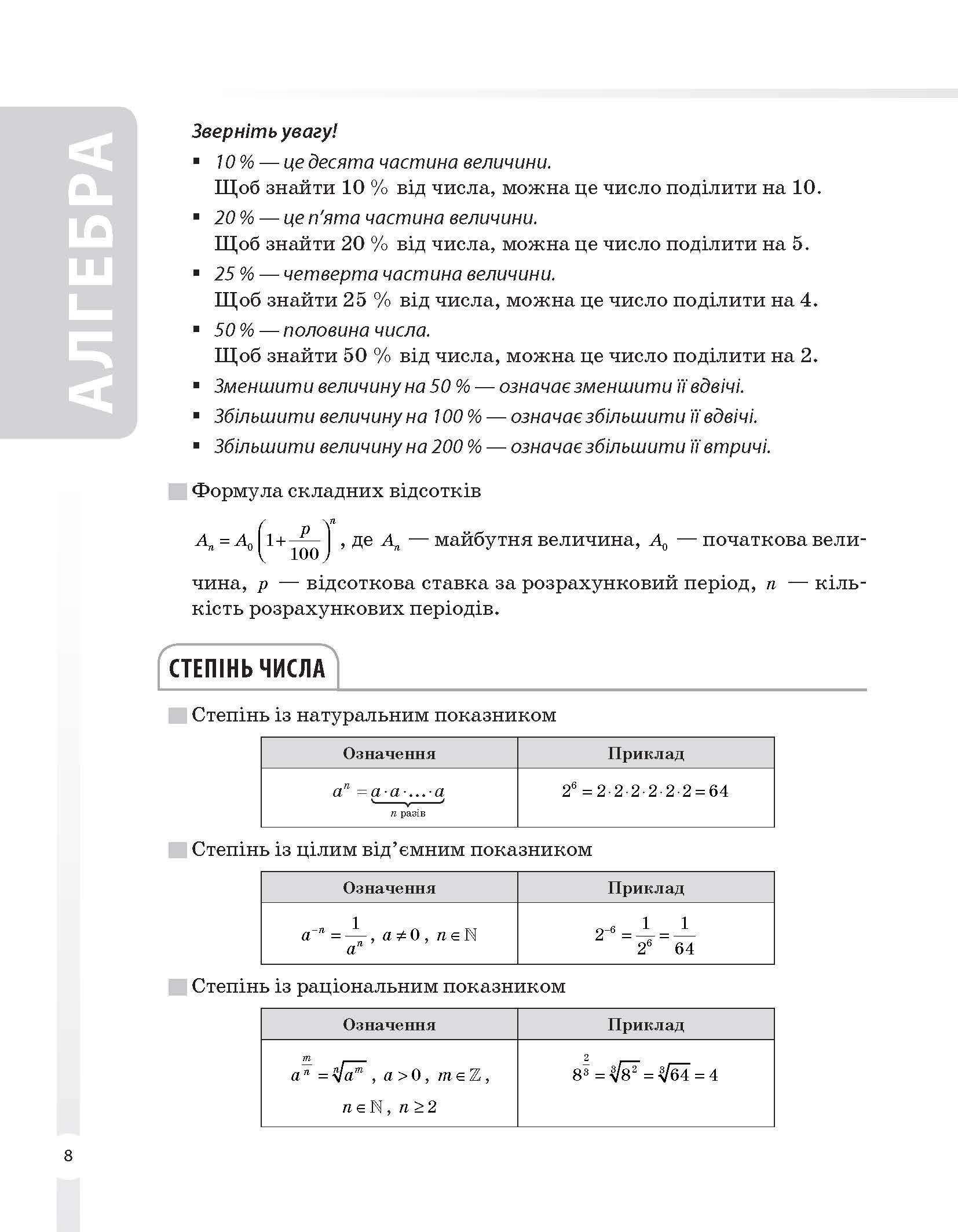 [object Object] «Математика. Усі означення і формули. 5-11 класи», автор Ольга Старова - фото №6 - миниатюра