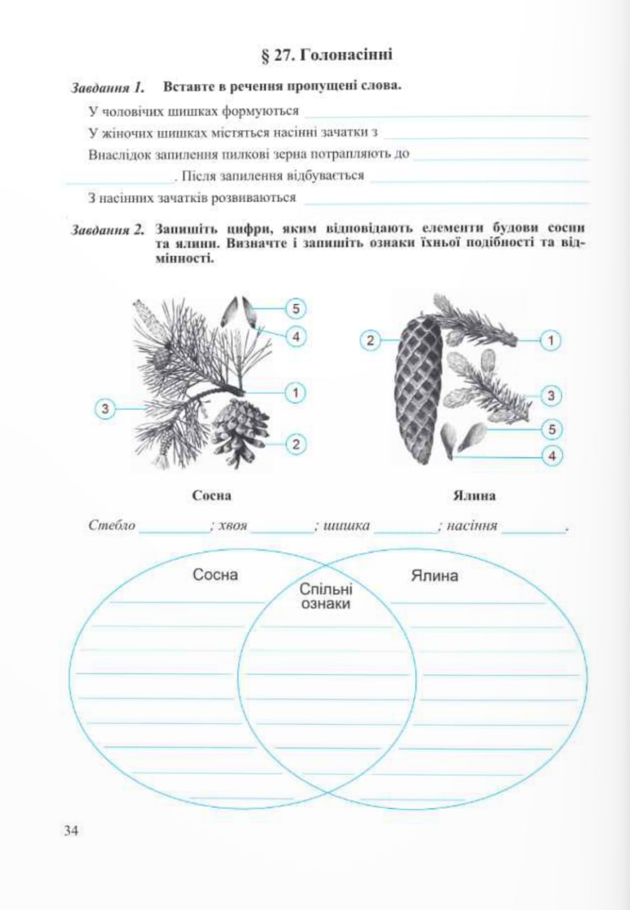 [object Object] «Біологія. Робочий зошит. 7 клас. (До підручника Балан П.)», авторів Ірина Жаркова, Лариса Мечник - фото №6 - мініатюра