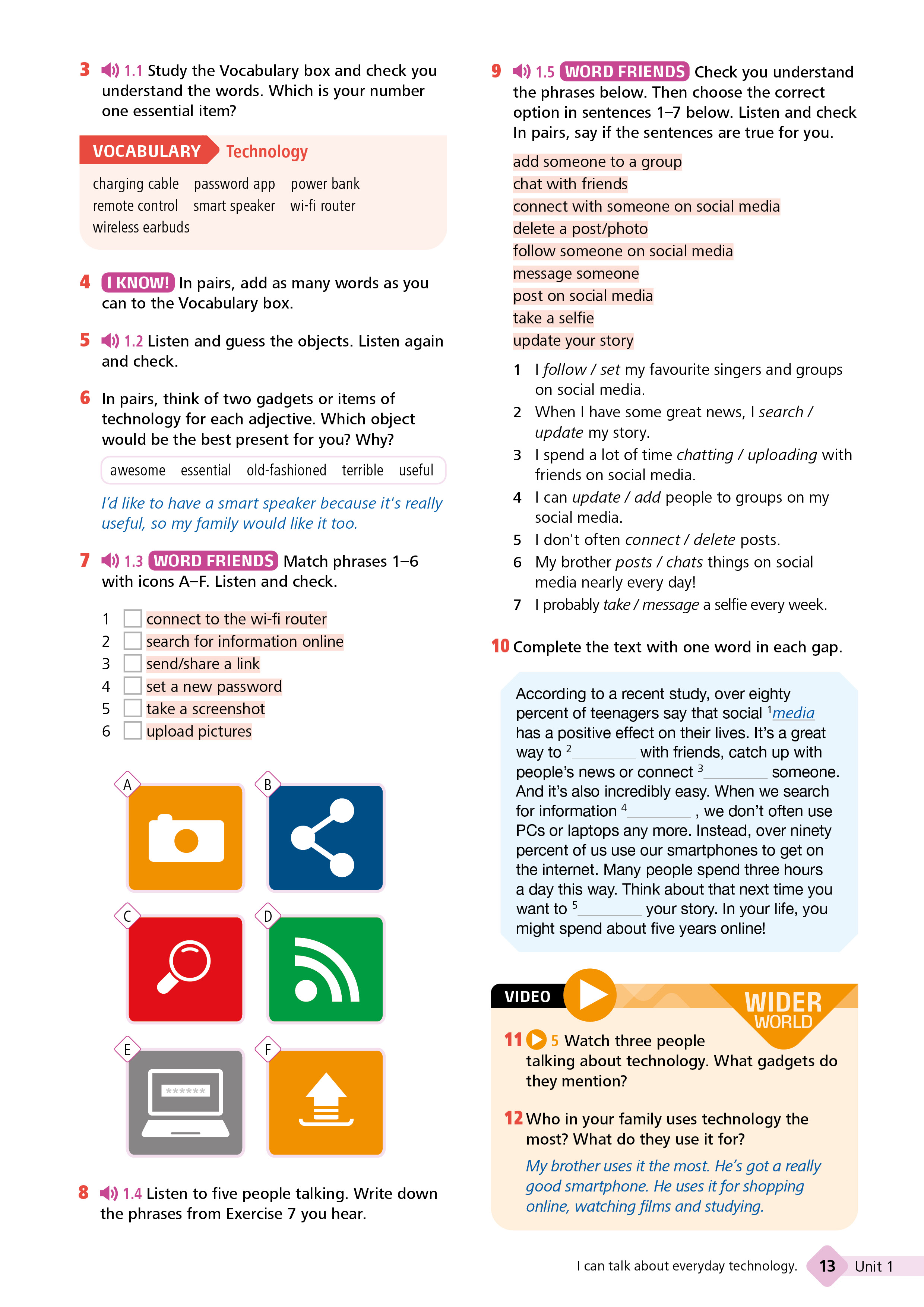[object Object] «Wider World for Ukraine 3 Student Book +eBook with Online Practice», авторів Боб Гастінгс, Каролін Барраклоу - фото №5 - мініатюра