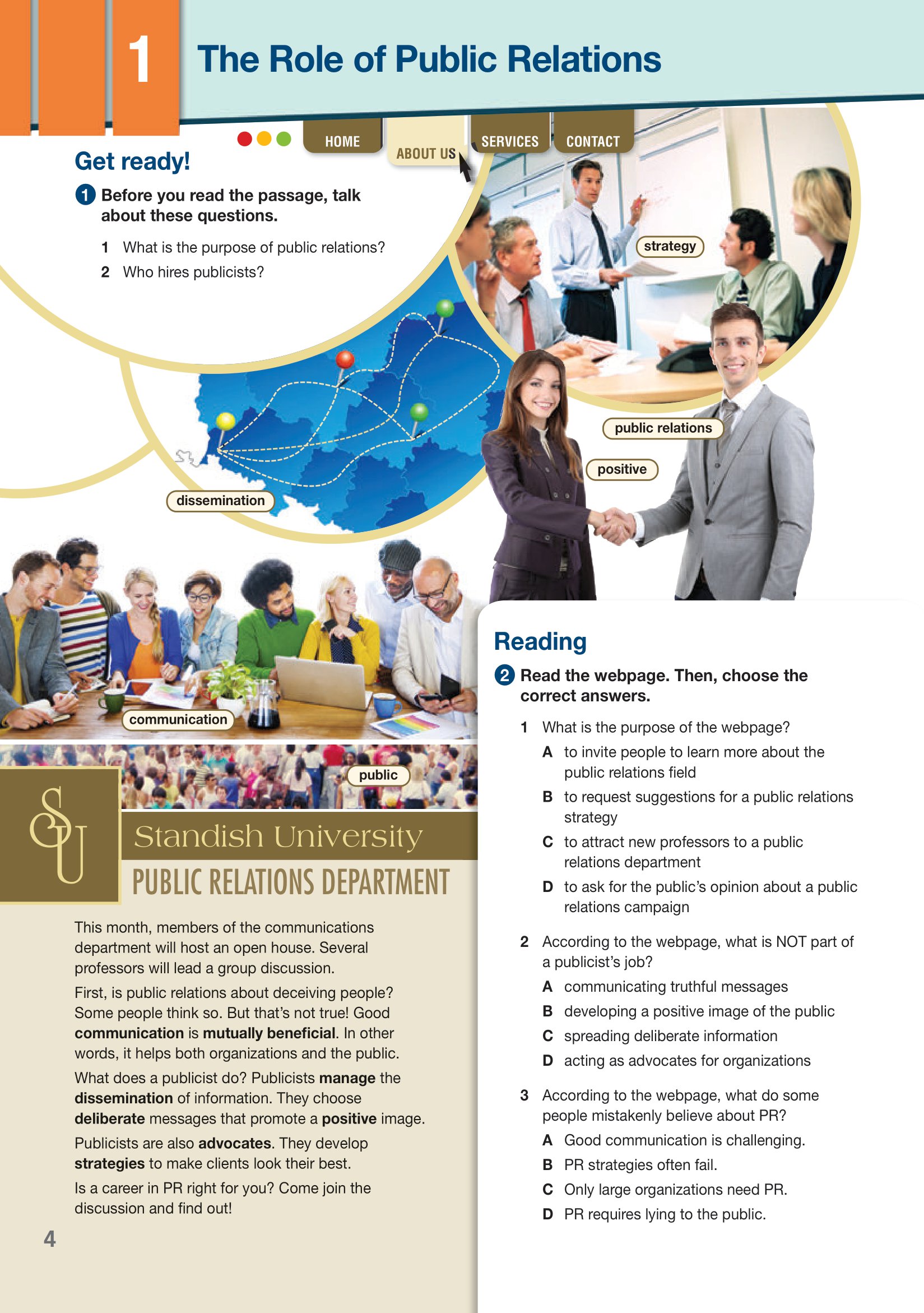 [object Object] «Career Paths. Public Relations. Student's Pack (with Digibooks App)», авторів Вірджинія Еванс, Дженні Дулі, Макс Блум - фото №4 - мініатюра