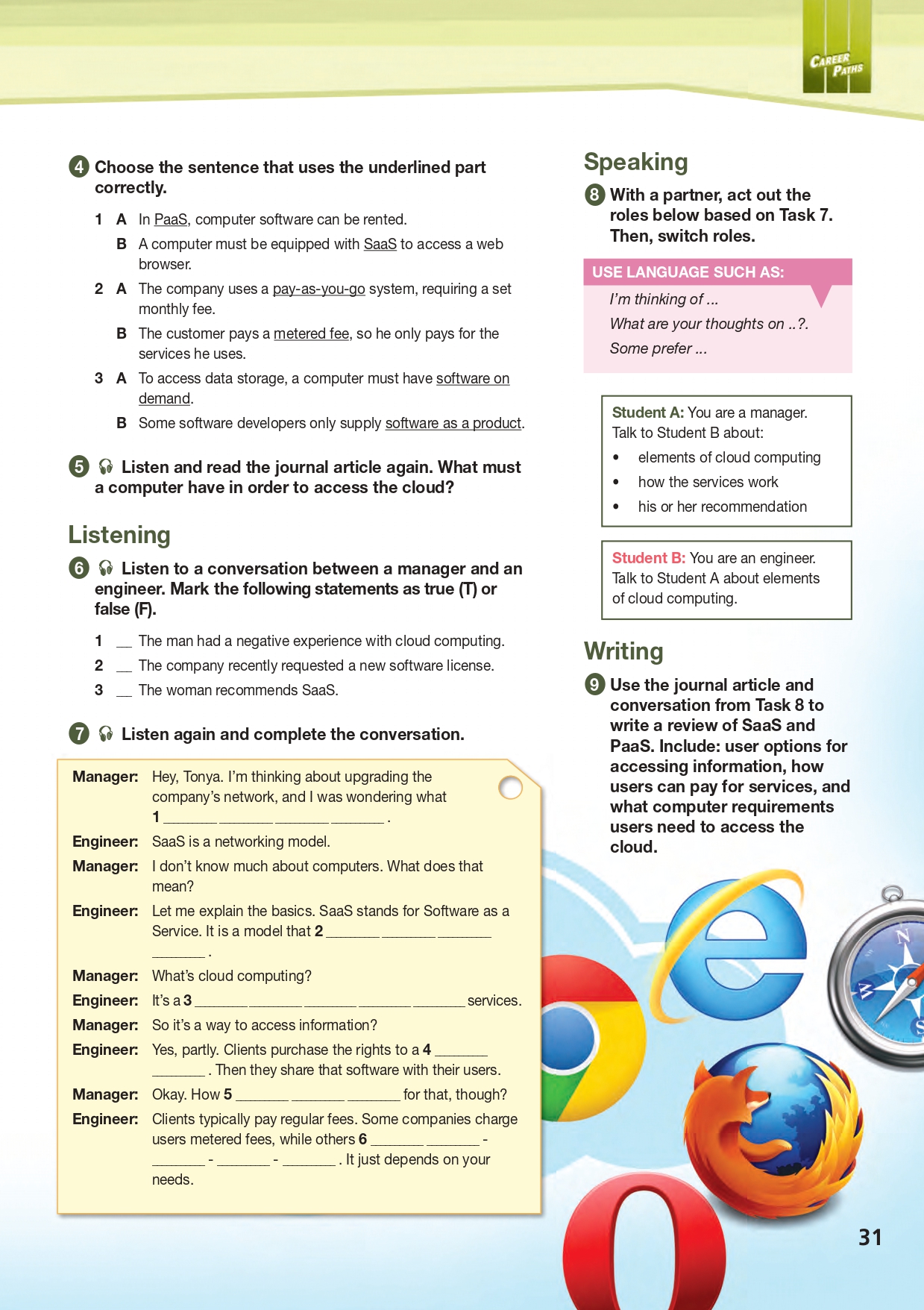 [object Object] «Career Paths. Software Engineering. Student's Book (with Digibooks Application)», авторів Вірджинія Еванс, Дженні Дулі, Енріко Понтеллі - фото №4 - мініатюра