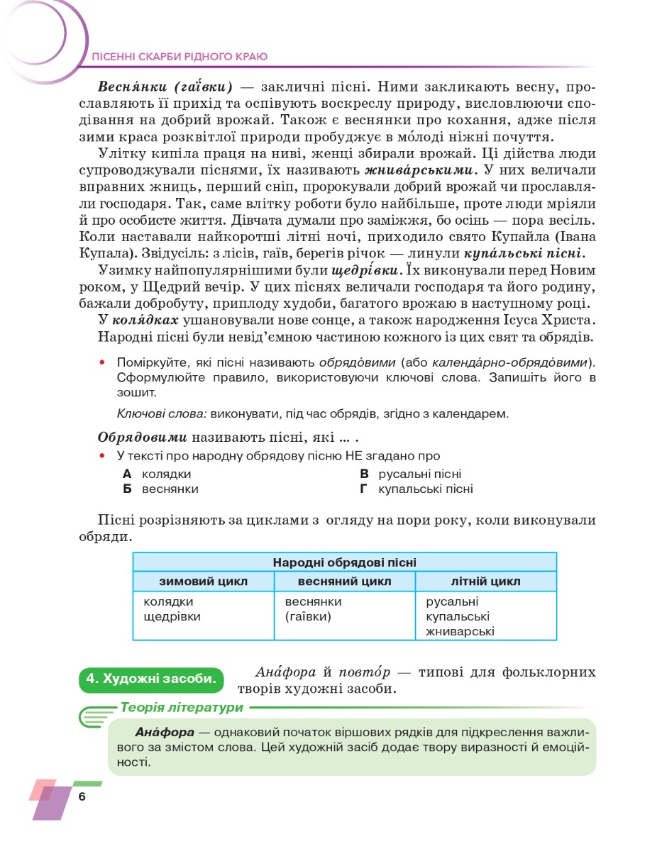 [object Object] «Українська література. 6 клас», автор Александр Авраменко - фото №5 - миниатюра