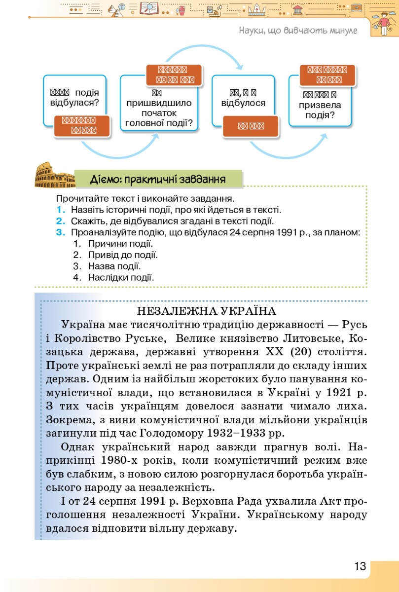 [object Object] «Вступ до історії та громадянської освіти. 5 клас. Підручник», авторов Игорь Щупак, Елена Бурлака, Ирина Пискарева, Андрей Посунько - фото №4 - миниатюра
