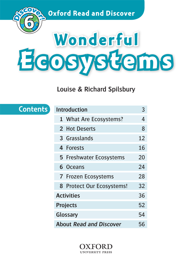 [object Object] «Oxford Read and Discover: Level 6: Wonderful Ecosystems», авторов Louise Spilsbury, Richard Spilsbury - фото №2 - миниатюра